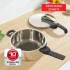 Tefal Secure Trendy P2580402 Тенджера под налягане, 4 л, Индукция, 2 програми за готвене, 5-точкова система за безопасност, Неръждаема стомана, Сребърен - 7