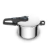 Σετ 2 χύτρες ταχύτητας Tefal Secure Trendy P2584301, 4L και 6L, Επαγωγική, 2 προγράμματα μαγειρέματος, 5 σημεία ασφαλείας, Ανοξείδωτο ατσάλι, Ασημί - 4