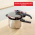 Σετ 2 χύτρες ταχύτητας Tefal Secure Trendy P2584301, 4L και 6L, Επαγωγική, 2 προγράμματα μαγειρέματος, 5 σημεία ασφαλείας, Ανοξείδωτο ατσάλι, Ασημί - 5
