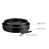 Tefal Ingenio Generous Cook σετ 3 τεμαχίων L3129053, τηγάνι 22/26 cm, αντικολλητική επίστρωση τιτανίου, Thermo‑Signal, επαγωγικός - 2