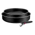 Set 3 piese Tefal Ingenio Generous Cook L3129053, tigai 22/26 cm, invelis antiaderent Titanium, Thermo‑Signal, inductie - 1