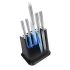 Tefal Eversharp Pro K2977S44 Σετ 6 τεμαχίων και βάση, γερμανικό ανοξείδωτο ατσάλι, ενσωματωμένο σύστημα ακονίσματος, μαύρο/ασημί - 2