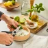Tefal Eversharp Pro K2977S44 Σετ 6 τεμαχίων και βάση, γερμανικό ανοξείδωτο ατσάλι, ενσωματωμένο σύστημα ακονίσματος, μαύρο/ασημί - 8