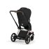 Carucior 2 in 1 pentru copii Cybex E-Priam Comfort, electric, premium, Sepia Black cu cadru Rosegold - 6