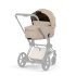 Carucior 2 in 1 pentru copii Cybex E-Priam Comfort, electric, premium, Cozy Beige cu cadru Matt Black - 5