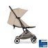 CYBEX Orfeo compact, εξαιρετικά ελαφρύ καρότσι, Almond Beige με πλαίσιο Taupe - 9