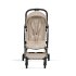 Carucior sport pentru copii CYBEX Orfeo, compact, ultra usor, Almond Beige cu cadru Taupe - 2