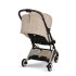 Carucior sport pentru copii CYBEX Orfeo, compact, ultra usor, Almond Beige cu cadru Taupe - 5