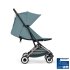 Carucior sport pentru copii CYBEX Orfeo, compact, ultra usor, Stormy Blue cu cadru Taupe - 10