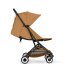 CYBEX Orfeo συμπαγές, εξαιρετικά ελαφρύ καρότσι Cinnamon Yellow με μαύρο σκελετό - 7