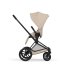 Carucior 2 in 1 pentru copii Cybex Priam Comfort, premium, Cozy Beige cu cadru Matt Black - 7
