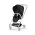 Material textil pentru carucior Cybex Platinum Mios Style, Sepia Black - 1