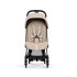 Carucior sport pentru copii Cybex Coya Comfort, compact, premium,  Cozy Beige cu cadru Matt Black - 4