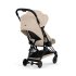 Carucior sport pentru copii Cybex Coya Comfort, compact, premium,  Cozy Beige cu cadru Matt Black - 5