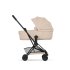 Carucior 2 in 1 pentru copii Cybex Coya Comfort, compact, premium, Cozy Beige cu cadru Matt Black - 3