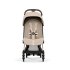 Carucior pentru copii Cybex Coya Style, compact, premium, Cozy Beige cu cadru Rosegold - 2