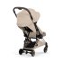 Carucior pentru copii Cybex Coya Style, compact, premium, Cozy Beige cu cadru Rosegold - 5