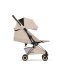Carucior pentru copii Cybex Coya Style, compact, premium, Cozy Beige cu cadru Rosegold - 4