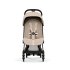 Carucior pentru copii Cybex Coya Style, compact, premium, Cozy Beige cu cadru Matt Black - 2