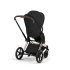 Carucior sport pentru copii Cybex Priam Style, premium, Sepia Black cu cadru Rosegold - 8