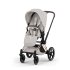 Carucior sport pentru copii Cybex Priam Style, premium, City Grey cu cadru Rosegold - 1