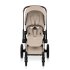 Carucior sport pentru copii Cybex Priam Style, premium, Cozy Beige cu cadru Rosegold - 2