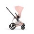 Carucior sport pentru copii Cybex Priam Style, premium, Peach Pink cu cadru Rosegold - 4