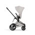 Carucior sport pentru copii Cybex Priam Style, premium, City Grey cu cadru Matt Black - 4