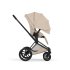 Carucior sport pentru copii Cybex Priam Style, premium, Cozy Beige cu cadru Matt Black - 5