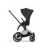 Carucior 2 in 1 pentru copii Cybex Priam Style, premium, Sepia Black cu cadru Rosegold - 10