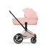 Carucior 2 in 1 pentru copii Cybex Priam Style, premium, Peach Pink cu cadru Rosegold - 2