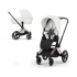 Carucior 2 in 1 pentru copii Cybex Priam Style, premium, Off White cu cadru Rosegold - 1