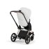 Carucior 2 in 1 pentru copii Cybex Priam Style, premium, Off White cu cadru Rosegold - 5