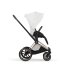 Carucior 2 in 1 pentru copii Cybex Priam Style, premium, Off White cu cadru Rosegold - 6