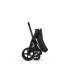 Carucior 2 in 1 pentru copii Cybex Priam Style, premium, Sepia Black cu cadru Matt Black - 9