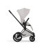 Carucior 2 in 1 pentru copii Cybex Priam Style, premium, City Grey cu cadru Matt Black - 6