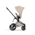 Carucior 2 in 1 pentru copii Cybex Priam Style, premium, Cozy Beige cu cadru Matt Black - 4