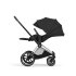 Carucior 2 in 1 pentru copii Cybex Priam Style, premium, Sepia Black cu cadru Chrome - 9
