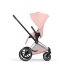 Carucior 2 in 1 pentru copii Cybex Priam Style, premium, Peach Pink cu cadru Chrome - 6