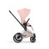 Carucior 2 in 1 pentru copii Cybex Priam Style, premium, Peach Pink cu cadru Chrome - 7
