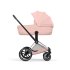 Carucior 2 in 1 pentru copii Cybex Priam Style, premium, Peach Pink cu cadru Chrome - 2