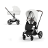 Carucior 2 in 1 pentru copii Cybex Priam Style, premium, Off White cu cadru Chrome - 1