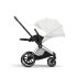 Carucior 2 in 1 pentru copii Cybex Priam Style, premium, Off White cu cadru Chrome - 9