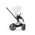 Carucior 2 in 1 pentru copii Cybex Priam Style, premium, Off White cu cadru Chrome - 4