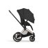 Carucior 3 in 1 pentru copii Cybex Priam Style, cu landou si scoica Cloud T Plus, Sepia Black cu cadru Rosegold - 8