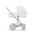 Carucior 3 in 1 pentru copii Cybex Priam Style, cu landou si scoica Cloud T Plus, Off White cu cadru Rosegold - 12