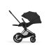 Carucior 3 in 1 pentru copii Cybex Priam Style, cu landou si scoica Cloud T Plus, Sepia Black cu cadru Matt Black - 8