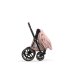 Carucior 3 in 1 pentru copii Cybex Priam Style, cu landou si scoica Cloud T Plus, Peach Pink cu cadru Matt Black - 15