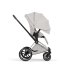 Carucior 3 in 1 pentru copii Cybex Priam Style, cu landou si scoica Cloud T Plus, City Grey cu cadru Chrome - 7