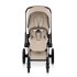Carucior 3 in 1 pentru copii Cybex Priam Style, cu landou si scoica Cloud T Plus, Cozy Beige cu cadru Chrome - 9